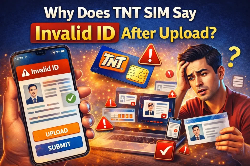 Why Does TNT SIM Say “Invalid ID” After Upload?