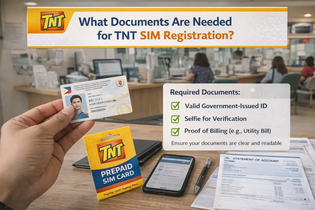What Documents Are Needed for TNT SIM Registration?