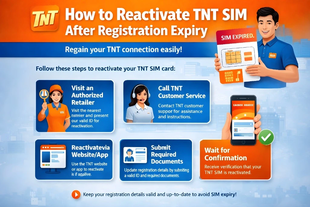 How to Reactivate TNT SIM After Registration Expiry
