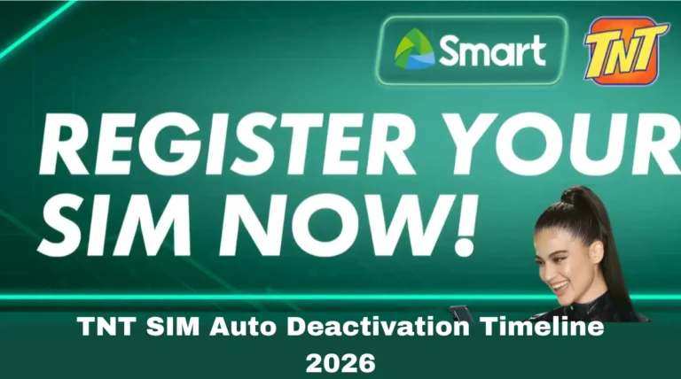 TNT SIM Auto Deactivation Timeline 2026
