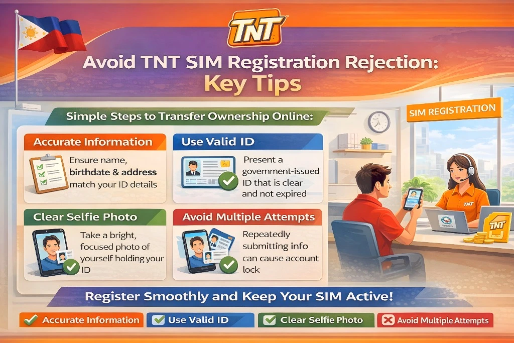 Avoid TNT SIM Registration Rejection: Key Tips