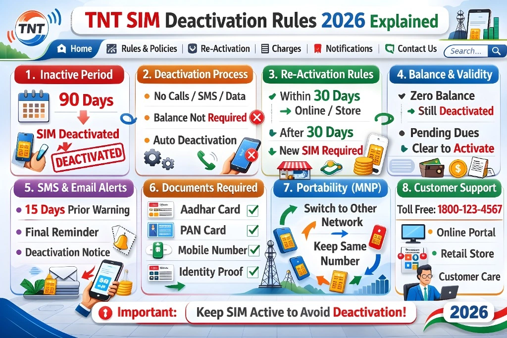 TNT SIM Deactivation Rules 2026 Explained
