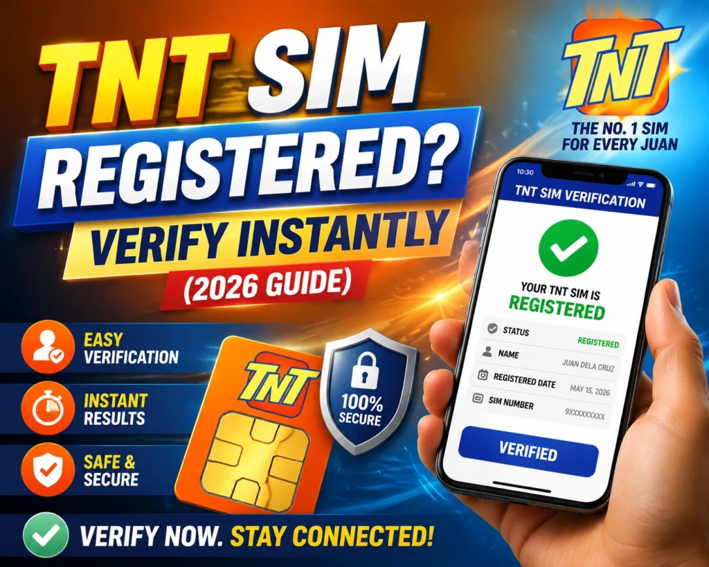 TNT SIM Registered? Verify Instantly (2026 Guide)