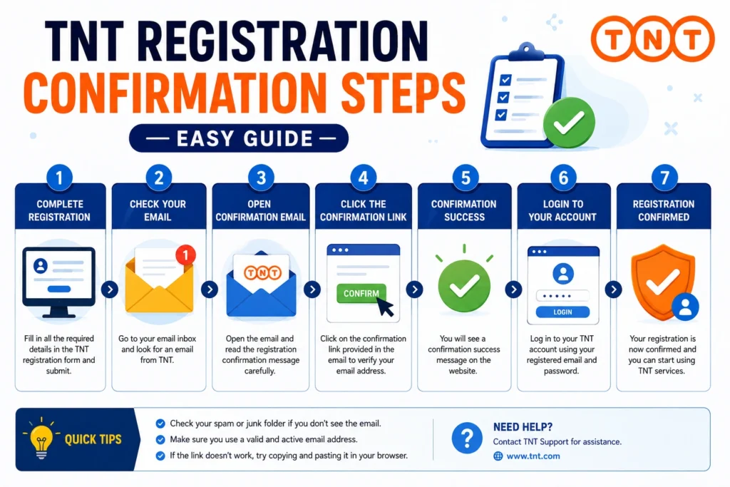TNT Registration Confirmation Steps — Easy Guide