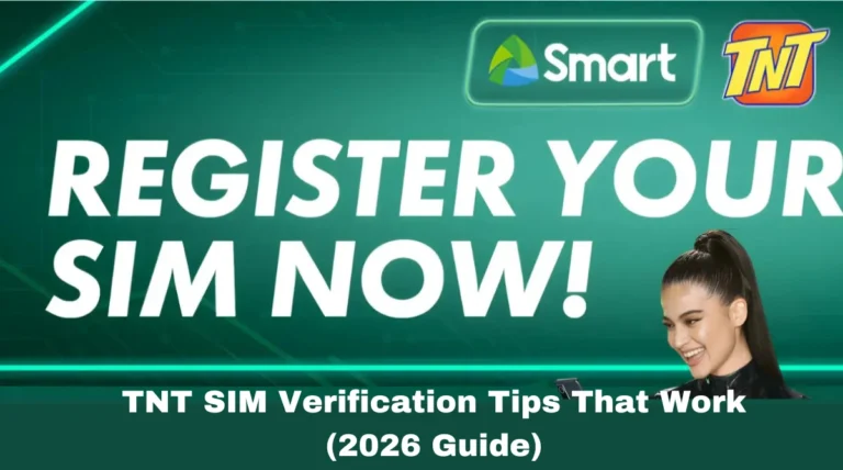 TNT SIM Verification Tips That Work (2026 Guide)