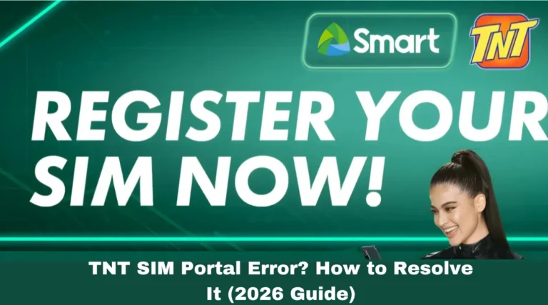 TNT SIM Portal Error? How to Resolve It (2026 Guide)