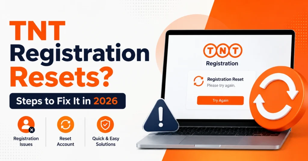 TNT Registration Resets? Steps to Fix It in 2026