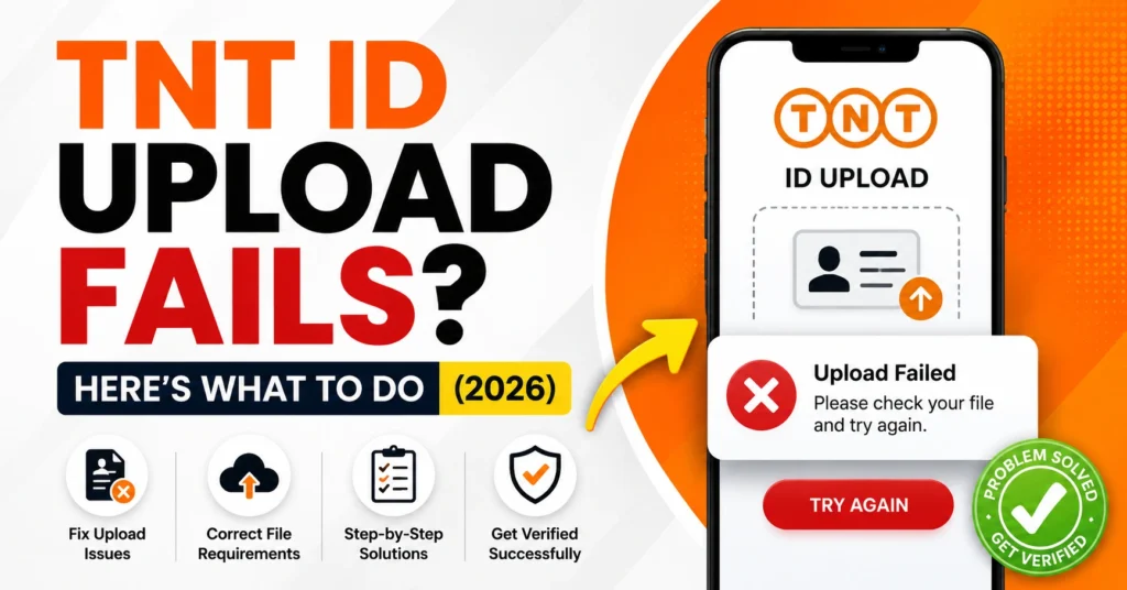 TNT ID Upload Fails? Here’s What to Do (2026)